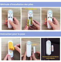 Système d'Alarme sans Fil pour Porte et Fenêtre: Sécurité Domestique Télécommande